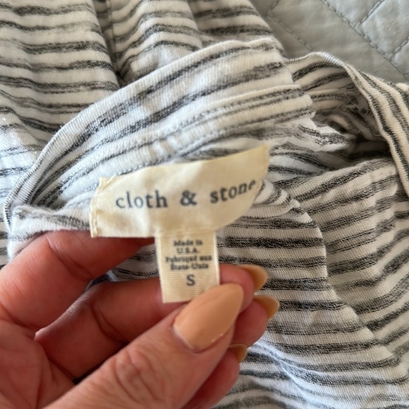 Anthropologie Cloth & Stone Riley Maxi Dress Short Sleeve - Picture 7 of 10